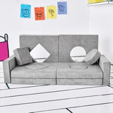 Yourigami Kids Convertible Play Fort Modular Foam Cushions