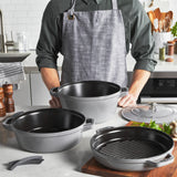 Staub 4-Piece Enameled Cast Iron Cookware Set – Oven Safe, Induction Ready