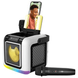 Singing Machine My Cube Studio Bluetooth Karaoke System with 2 Wireless Microph
