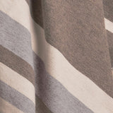 Banana Republic Wool & Cotton Jacquard Throw 60" × 70" Strip Blanket Stitch Trim