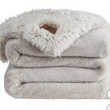 FRYE Arctic Luxe Faux Fur Throw, 60" × 70", 830 GSM Reversible Polyester Blanket