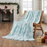 Evergrace Holiday Chenille Knit Throw Blanket – 60" × 70" Knit Holiday Gift