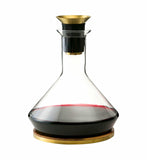 Rabbit Wine Decanter with Aerating Funnel, 750 mL Sediment Strainer & Acacia Wood Coaster