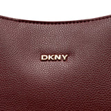 DKNY Women's 16" Pebbled Faux Leather Tote Bag with Zip Center Pocket