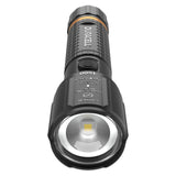Duracell 1600 Lumen Hybrid LED Flashlights, USB-C Rechargeable or AAA, 3-Pack