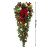Member’s Mark 36" Pre-Lit Decorated Christmas Swag with 25 LED Lights & Timer