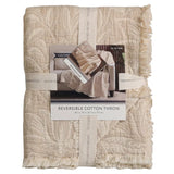 Nemcor 100% Cotton Throw Blanket Reversible 50x70 Lightweight Sofa Couch Throw