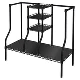 SafeRacks Golf Bag and Equipment Storage Steel Rack for Two Tour Sized Cart Bags