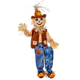 Worth Imports 60" Life-Size Sitting Scarecrow with Poseable Arms and Legs