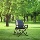 Timber Ridge Vene Bungee Suspension Folding Camping Chair – Portable Chair with Dynamic Bungee Support, Cup Holder & Carry Bag, 300 lb Capacity