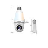 Energizer 1000-Lumen Smart Wi-Fi Light Bulb Security Cameras, 3-Count