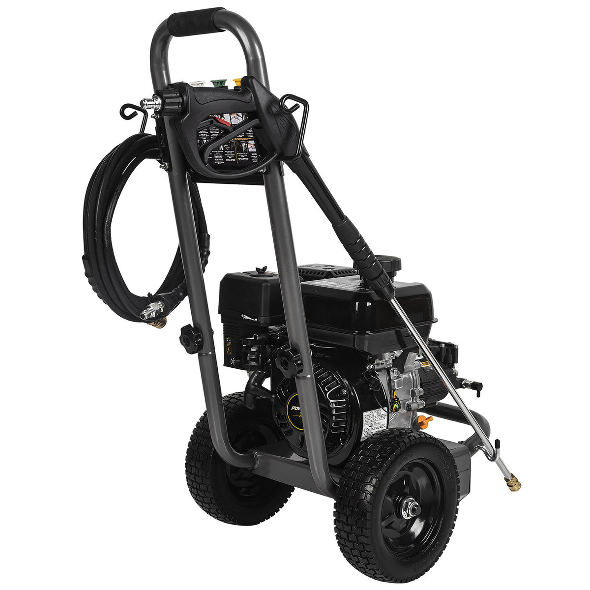 BE Power 3400 PSI 2.5 GPM Gas Pressure Washer – 223cc Cold Water Press ...