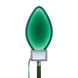 6-Pack 9" Infinity Mirror LED Pathway Lights – Hanging or Staked, 15 ft Plug-In