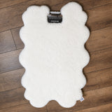Mon Chateau Faux Fur Rug - 24" × 39" Mini Quad Faux Fur Ultra Soft Accent Rug