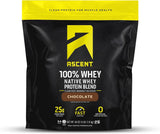 Ascent 100% Whey Protein Powder, Chocolate, 4.25 lb – Native Whey Blend