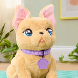FurReal 15" Train and Play Frenchie Interactive Plush Dog with Voice Accessories