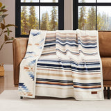 Pendleton Reversible Plush Throw, 600 GSM 50" x 70" Printed Patterns Throw