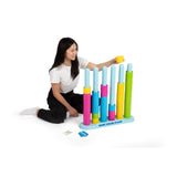 Relatable Giant Color Stack Strategy Stacking Game - 50 Cards Lawn Yard Toy Case
