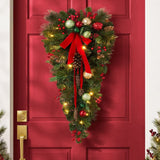 Member’s Mark 36" Pre-Lit Decorated Christmas Swag with 25 LED Lights & Timer