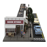 Main Street USA Block #1 Building! O SCALE O GAUGE Detailed with Lights, Trains!