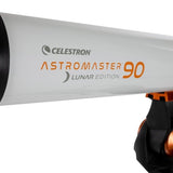 Celestron AstroMaster 90AZ Lunar Telescope 90mm Refractor Phone Adapter Moon Kit