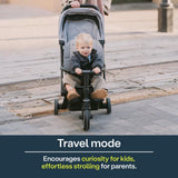 smarTrike Traveler Foldable Toddler Stroller Trike – Lightweight 4-in-1 Convertible Travel Stroller
