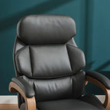 Henredon Adrano Big & Tall Executive Office Chair, High Back with Memory Foam