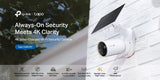 TP-Link Tapo C460 4K Wireless Solar Security Camera Kit, 3-Pk with microSD & AI
