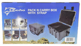 Coho Pack N Carry Storage Box with Strap, 20.2” L x 14.7” W x 11.1” H