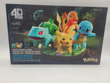 Boardwalk Puzzles 4D Build Pokémon Starter Set 3D Model Kit, 44 EPS Foam 3D Puzzle