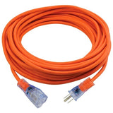 Prime 2-pack 50ft Extension Cord  Plus One 2ft Triple Tap Adapter