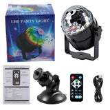 Christmas Snowflake Projector LED Moving Snowfall Laser Light Party Strobe Lamp