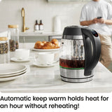 Chefman Lightning 1.8L Custom-Temp Electric Kettle, 1750W with Tea Infuser