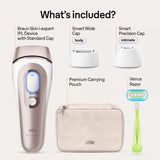 Braun Skin i-expert Pro 7 Smart IPL Women's Hair Removal System Kit with 3 Heads