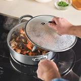 Anolon EverLast 11-Piece Ceramic Nonstick Cookware Set – Clad Stainless Steel