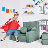 Yourigami Kids Convertible Play Fort Modular Foam Cushions