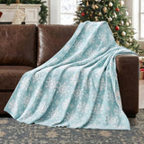 Evergrace Holiday Chenille Knit Throw Blanket – 60" × 70" Knit Holiday Gift
