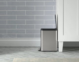 Kohler 2-Pack 6L Stainless Steel Step Trash Can - Fingerprint Proof Soft Close