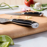 Henckels Compass Damascus 7-Piece Knife Set with Easel Block