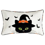 13"–24" Brentwood Originals Halloween Decorative Pillow – Choose Pumpkin, Haunted House, Skeleton or Black Cat