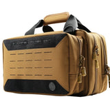 Savior Equipment Dual Pistol Range Bag with Padded Pockets Magazine Holder Strap