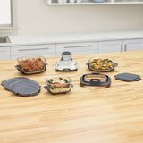 Ninja Crispi 5-in-1 Portable Glass Air Fryer Cooking System with 3 Containers