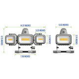 Westinghouse 2000 lm Rechargeable LED Work Light with Power Bank