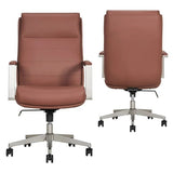 Elle Decor Ayden Manager's Chair, High-Back Recliner with Cushioned Seat