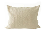 Avocado Herringbone 3-Piece Organic Cotton Coverlet Set with 2 Matching Shams