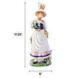 Fitz and Floyd Jardin 17.25” Female Rabbit Figurine