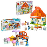 LEGO Duplo Bluey's Family House with Memory Game + Ice Cream Trip with Bluey Set