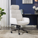 Elle Decor Arlo High Back Office Chair – Memory Foam & Coil Cushion, Reclining Ergonomic Task Chair