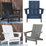 POLYWOOD Long Beach Modern Adirondack Chair – Patio Chair with Genuine POLYWOOD Lumber