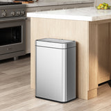 EKO 13.2 Gal 50L Motion Sensor Trash Can Stainless Steel Touchless Kitchen Can